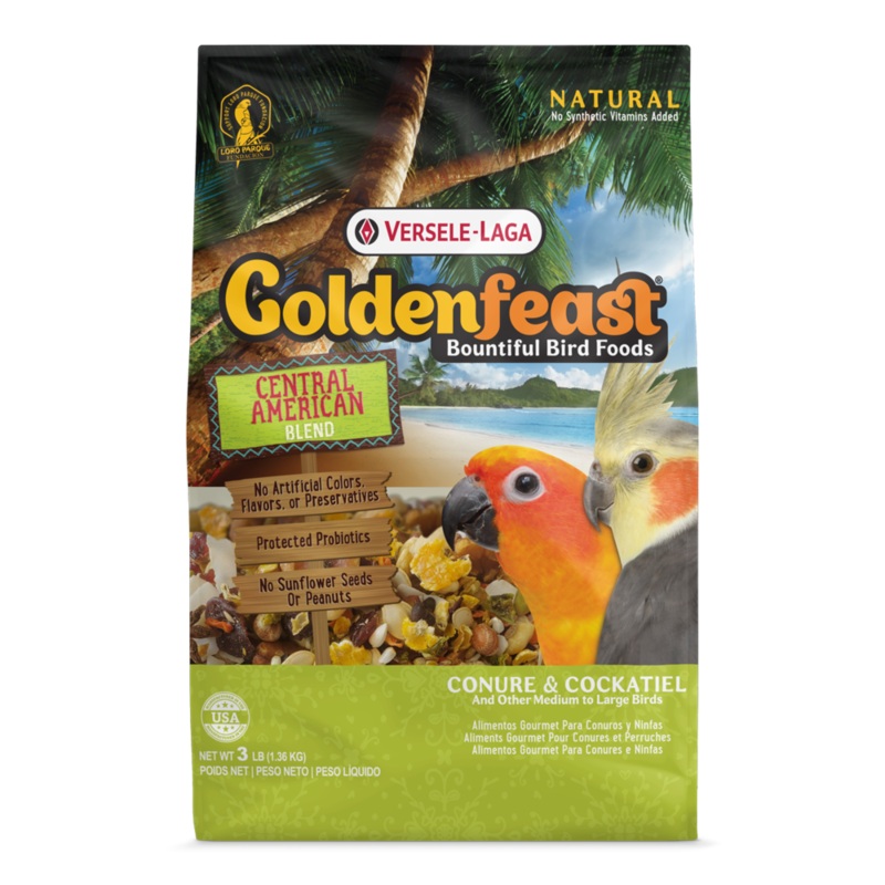 Versele-Laga Golden Feast Central American Blend for Medium to Large Birds 1.36kg
