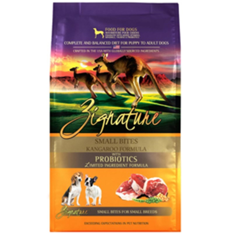 Zignature Kangaroo Small Bites for Small Breeds Limited Ingredient Dog Food
