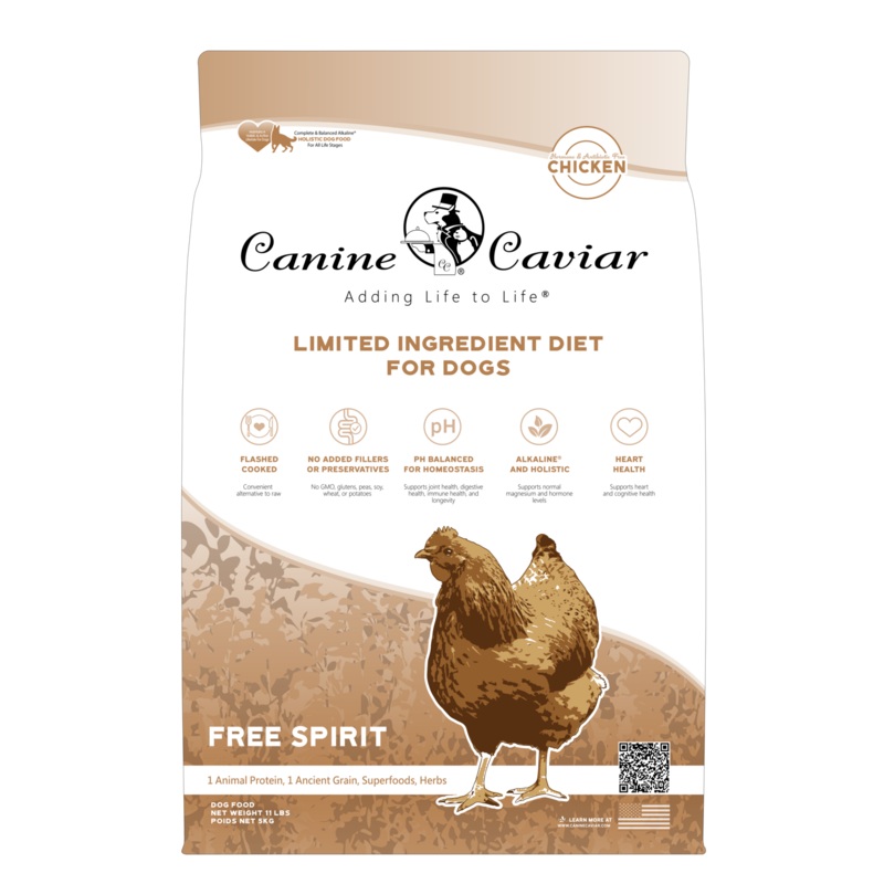 Canine Caviar Free Spirit Holistic Alkaline Entree Dry Dog Food