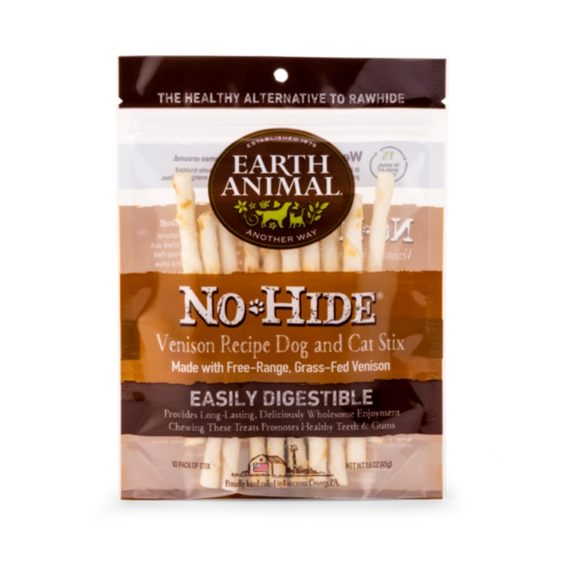 Earth Animal No-Hide Venison Stix, Pack of 10