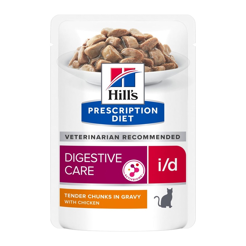 Hill’s Prescription Diet Feline i/d Digestive Care Pouches 12X85g