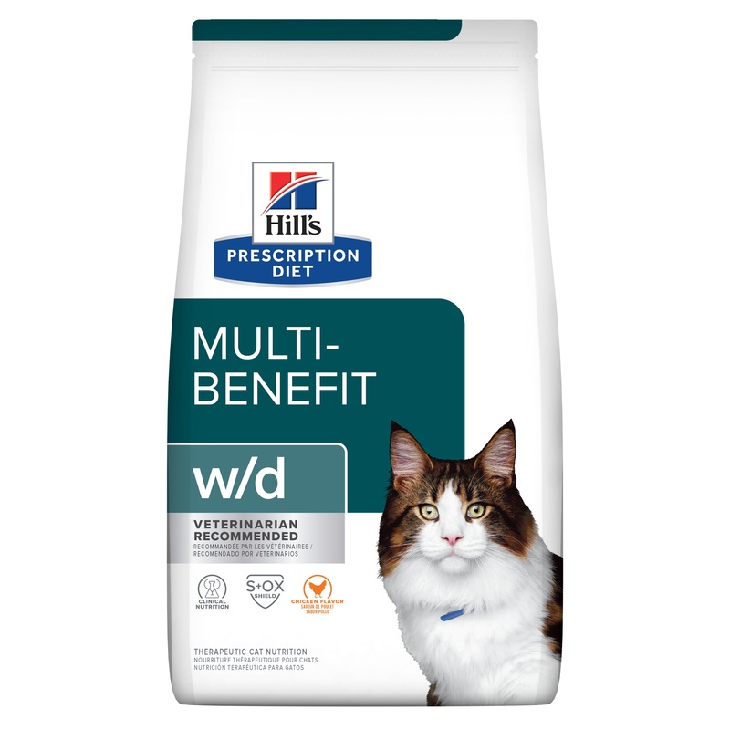 Hill’s Prescription Diet w/d Digestive/Weight Management Dry Cat Food 1.5kg