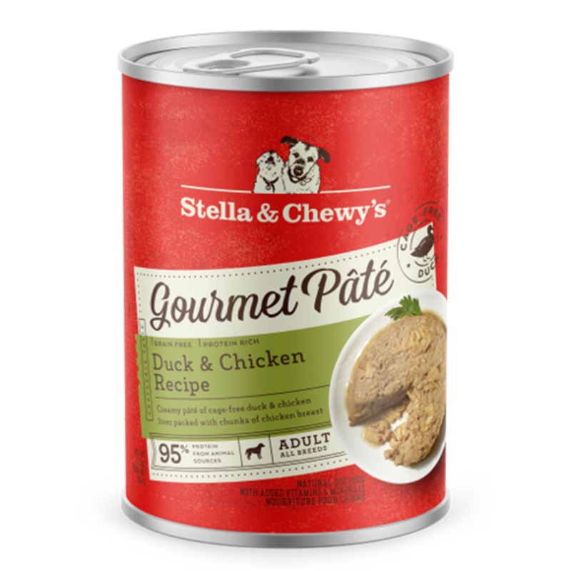 Stella & Chewy’s Dog Gourmet Pate Duck & Chicken Recipe 12.5oz