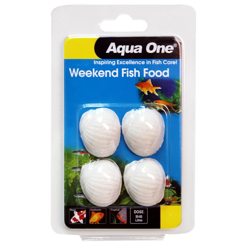 Aqua One Block Weekend Fish Food 20g