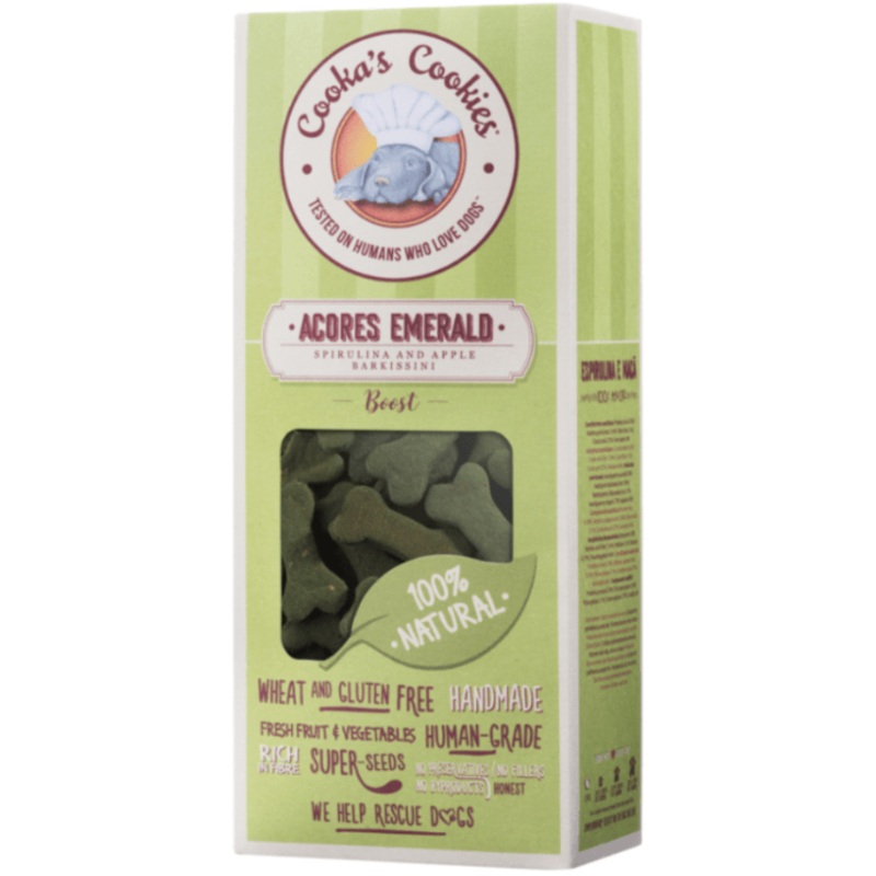 Cookas Cookies  Porto Spirit Apple & Spirulina 100g