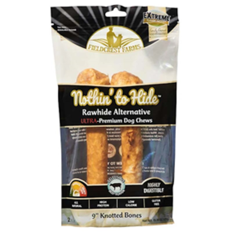 Fieldcrest Farms Nothin’ to Hide Ultra 9 Knotted Bone Beef Flavored 2 pack