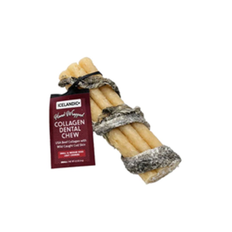 Icelandtic Beef Collagen Dental Chew Fish Skin Wrap 4
