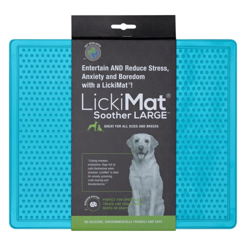 LickiMat Classic Soother XL|Green|Orange|Turquoise