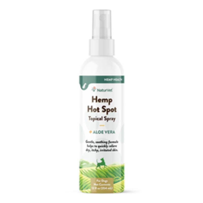 NaturVet Hemp Hot Spot Spray for Dogs 12 oz