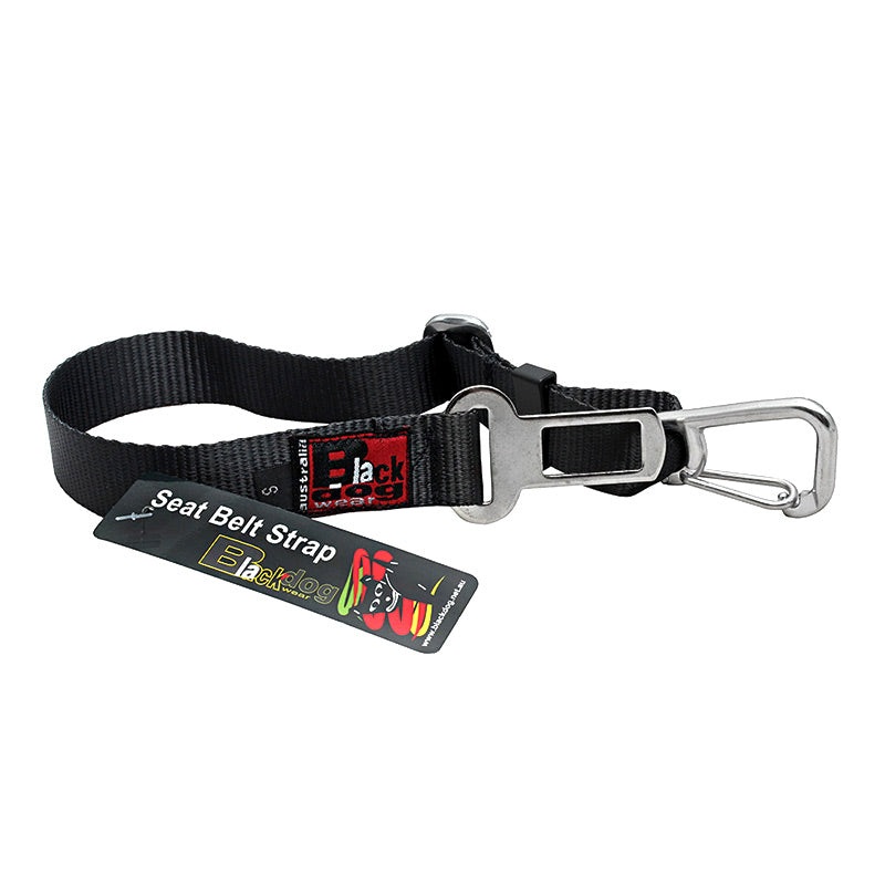 Black Dog Wear Car Strap|Large|Small