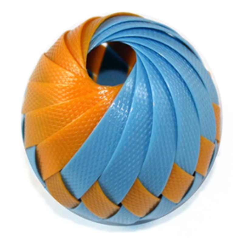 Goli Design Roli Treat Ball for Cats Orange & Aqua