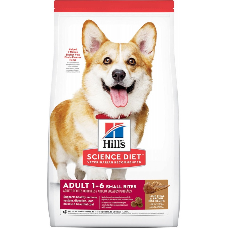 Hill’s Science Diet Small Bites Lamb Meal & Brown Rice Recipe Dry Dog Food