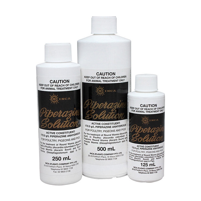 Inca Piperazine Solution for Poultry, Pigeons & Pigs
