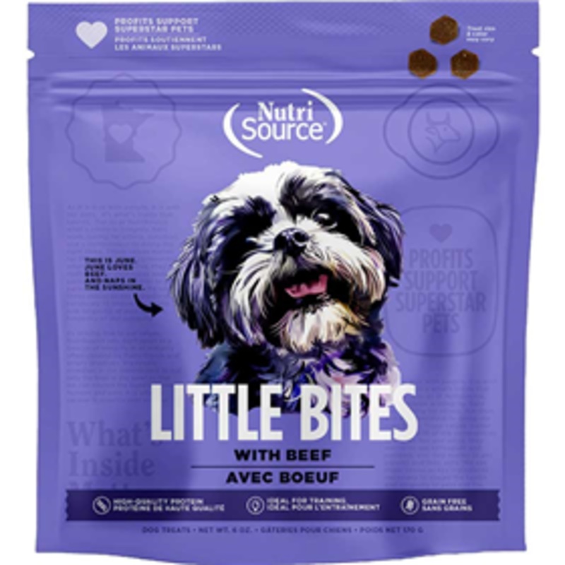 NutriSource Little Bites Grain Free Beef 6oz