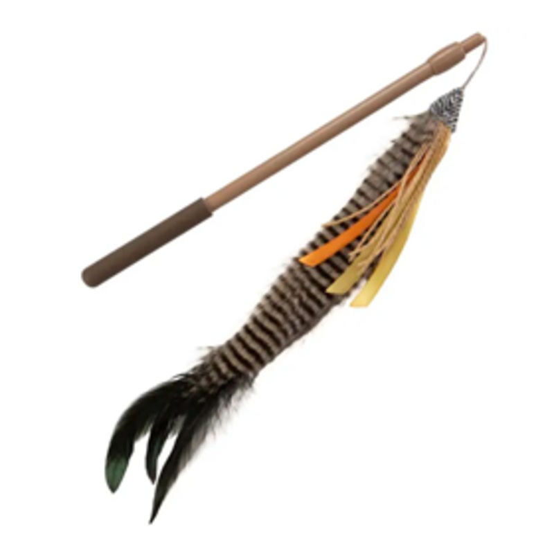 SmartyKat Instincts Fly N Frenzy Extendable Wand Cat Toy