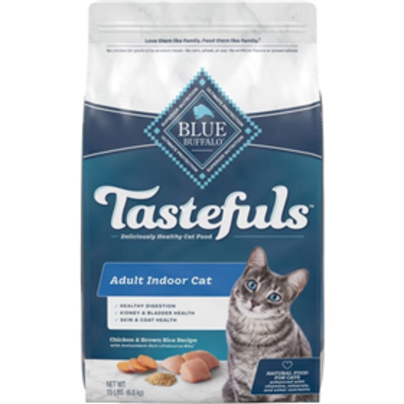 Blue Buffalo Tastefuls Adult Indoor Cat Chicken & Brown Rice Recipe