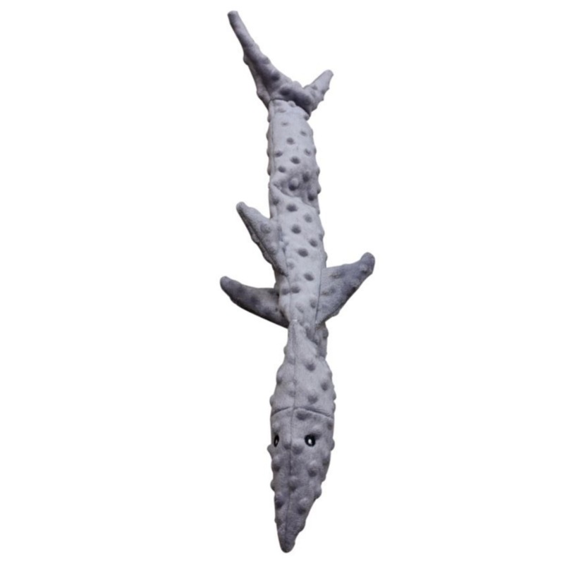 Ethical Pet Skineeez Extreme Triple Squeak Shark Dog Toy