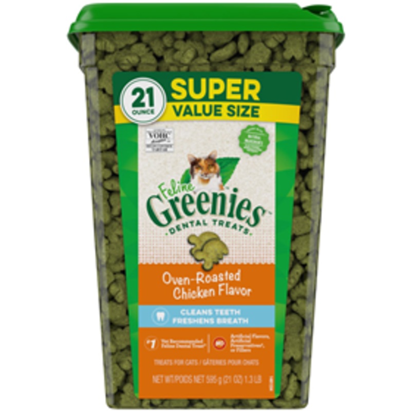 Feline Greenies Oven Roasted Chicken 21 oz