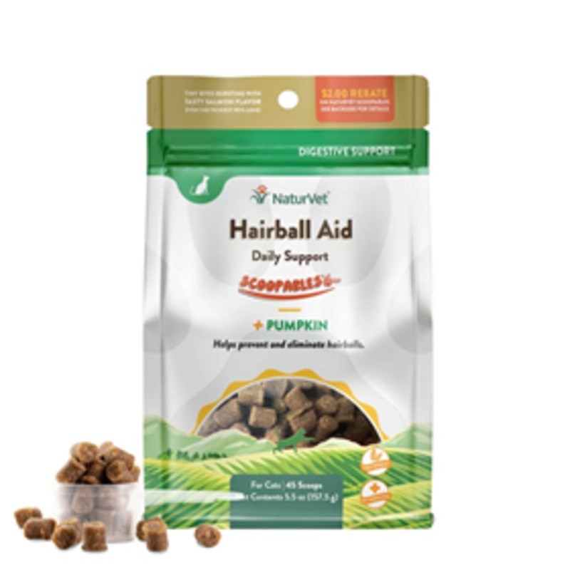 NaturVet Scoopables Hairball Aid Daily Support for Cats 5.5 oz.
