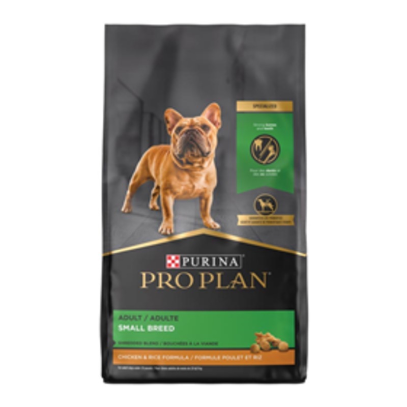 Purina Pro Plan Adult Small Breed Shredded Blend Chicken & Rice Formula 34 lbs.