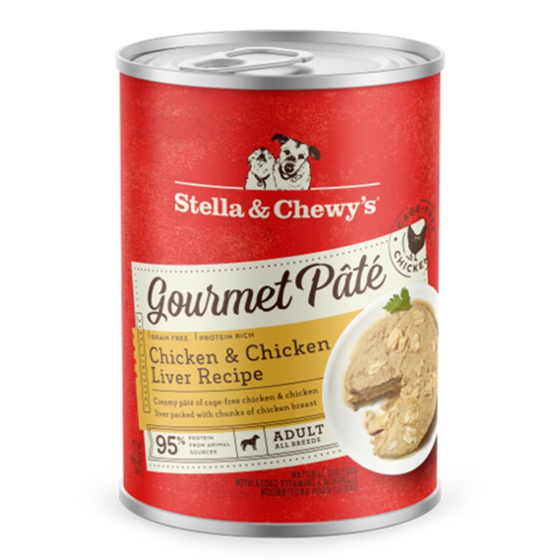 Stella & Chewy’s Dog Gourmet Pate Chicken & Chicken Liver Recipe 12.5oz