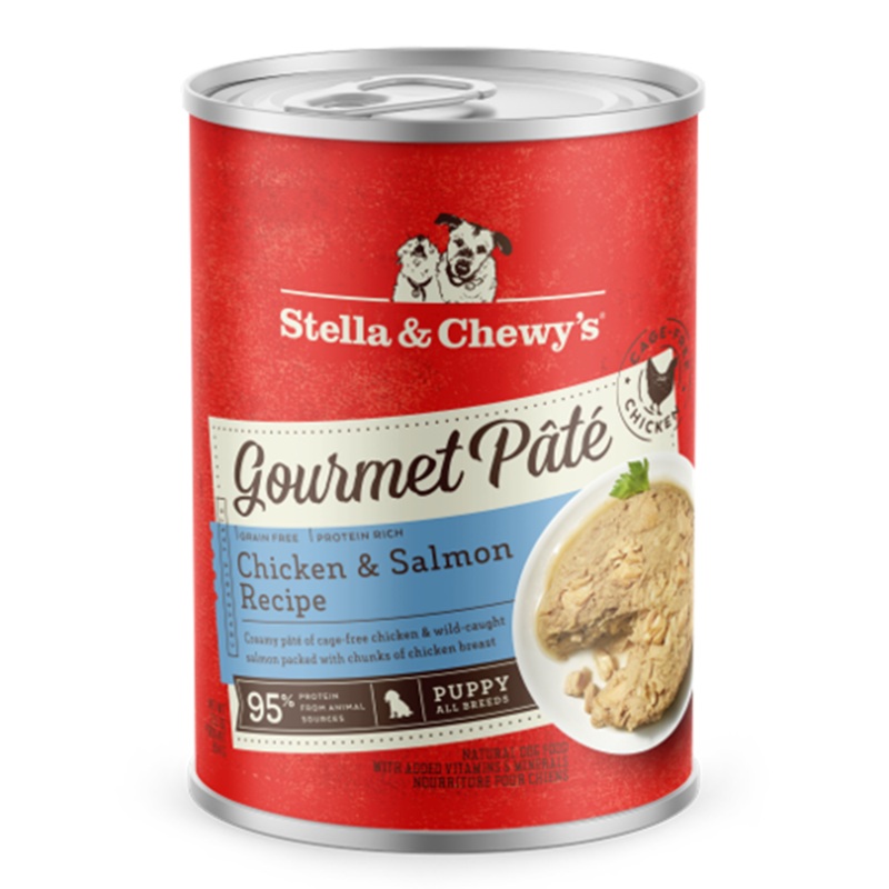 Stella & Chewy’s Dog Gourmet Pate Puppy Chicken & Salmon Recipe 12.5oz