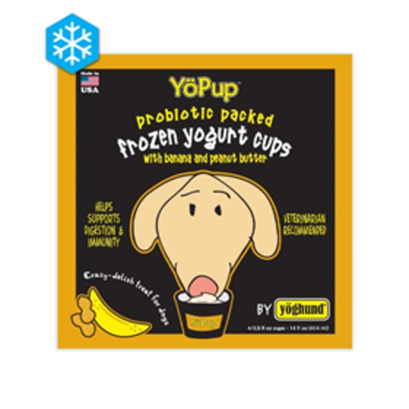 Yoghund YoPup Frozen Yogurt Cups with Banana and Peanut Butter