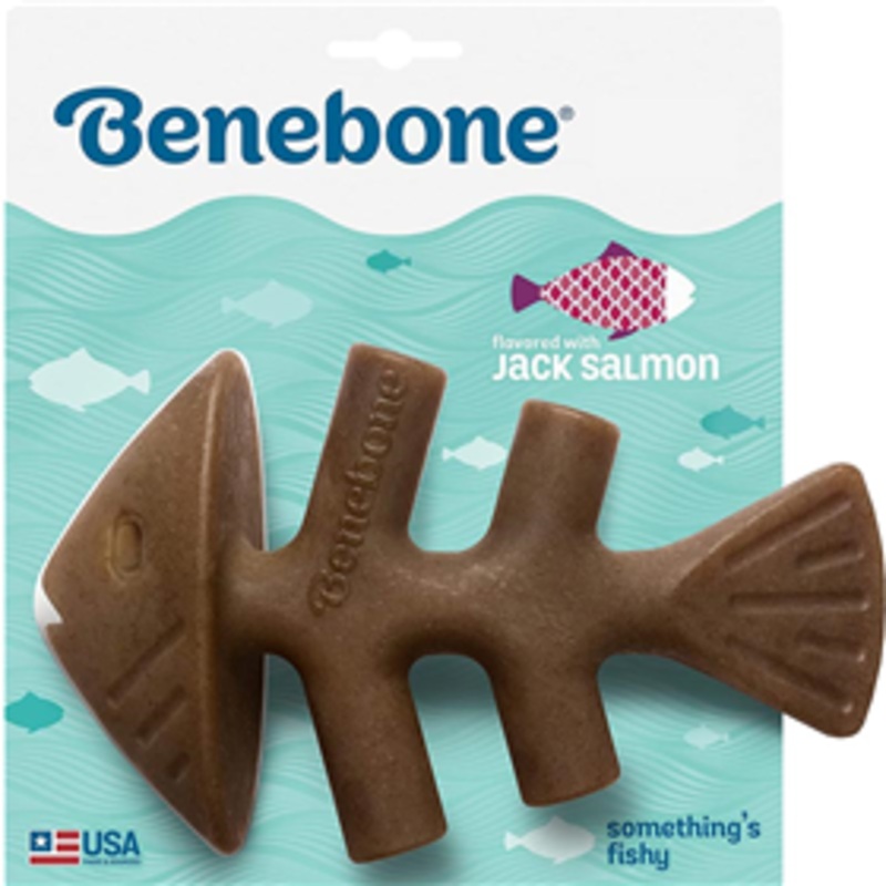 Benebone Fishbone Dog Chew Toy