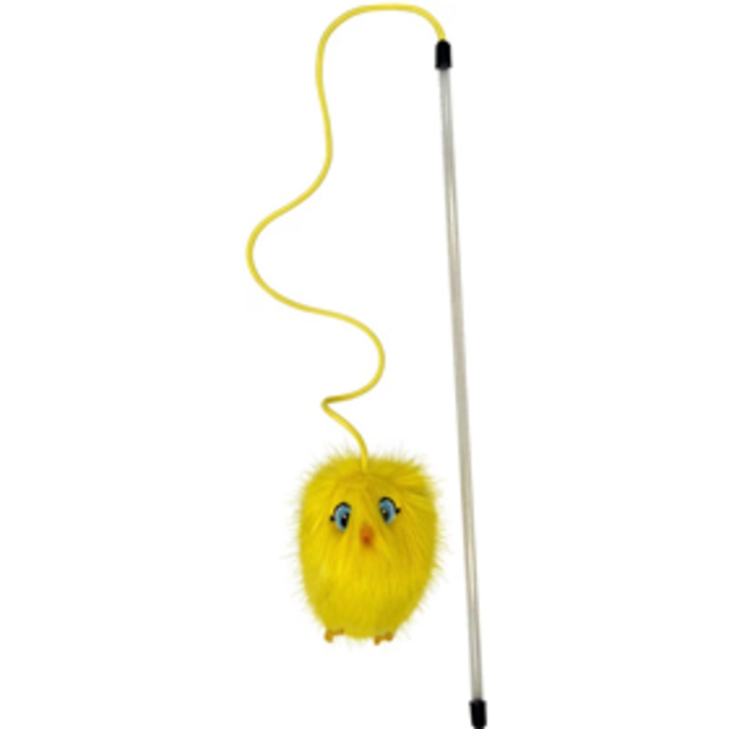 KONG Teaser Chirpz Chick Wand Cat Toy