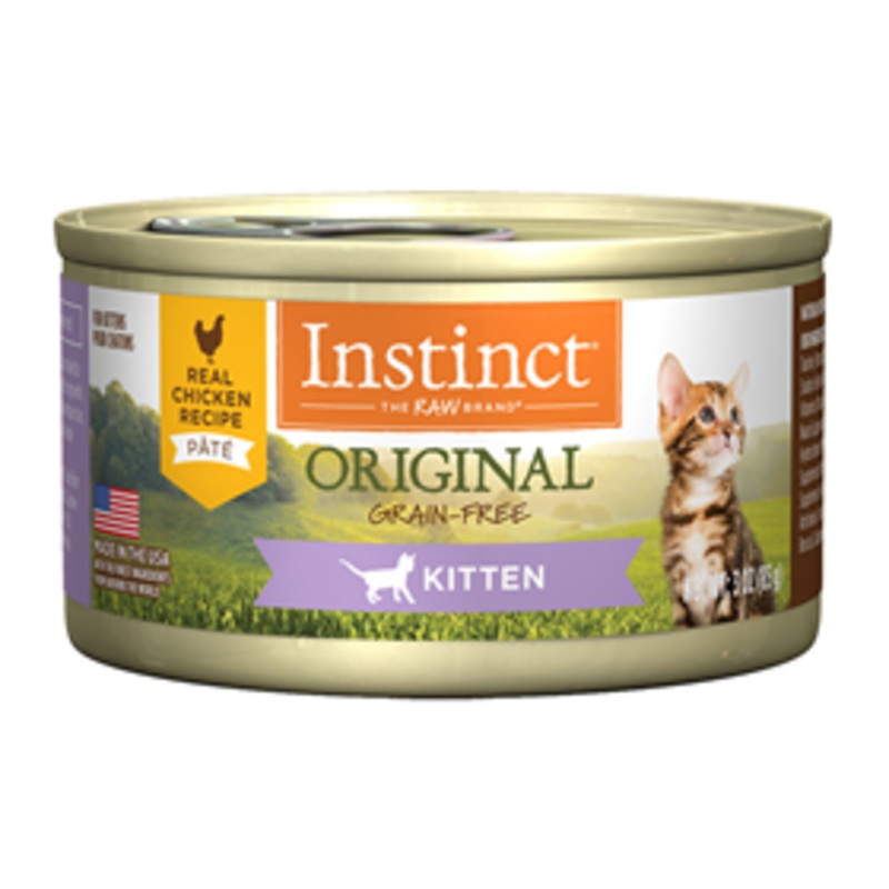 Nature’s Variety Kitten Grain-Free Real Chicken Recipe Wet Canned Cat Food 3 oz.