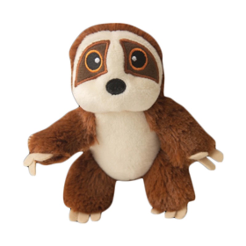 SnugARooz Baby Sasha the Sloth 5in. Plush Dog Toy