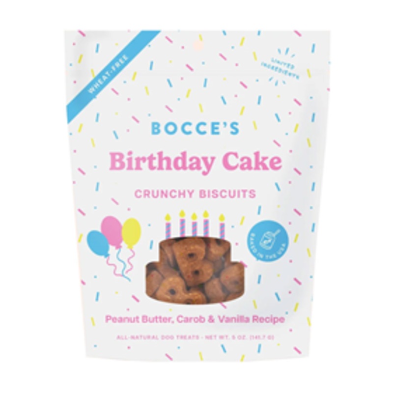 Bocce’s Birthday Cake Biscuits 5 oz.