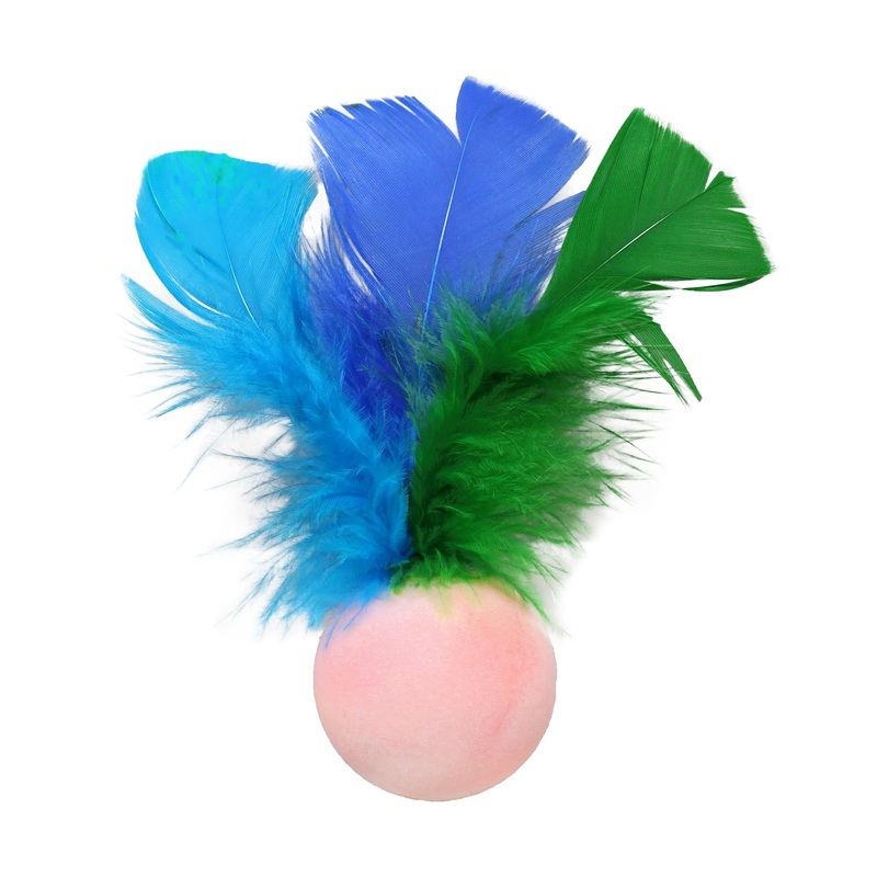 Go Cat Feather Pong Cat Toy