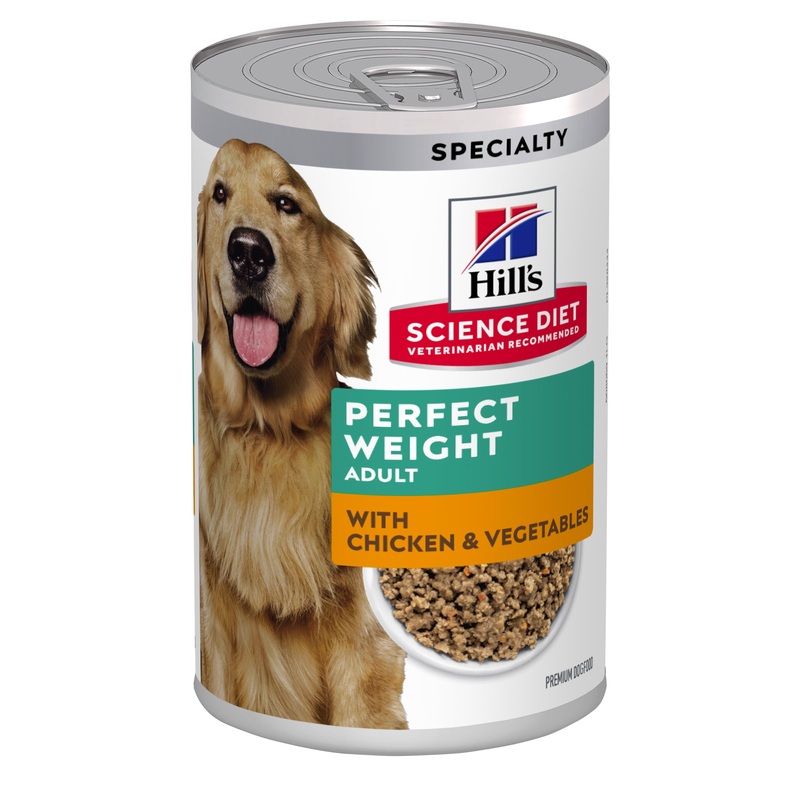 Hill’s Science Diet Adult Perfect Weight Canned Dog Food 363g x 12