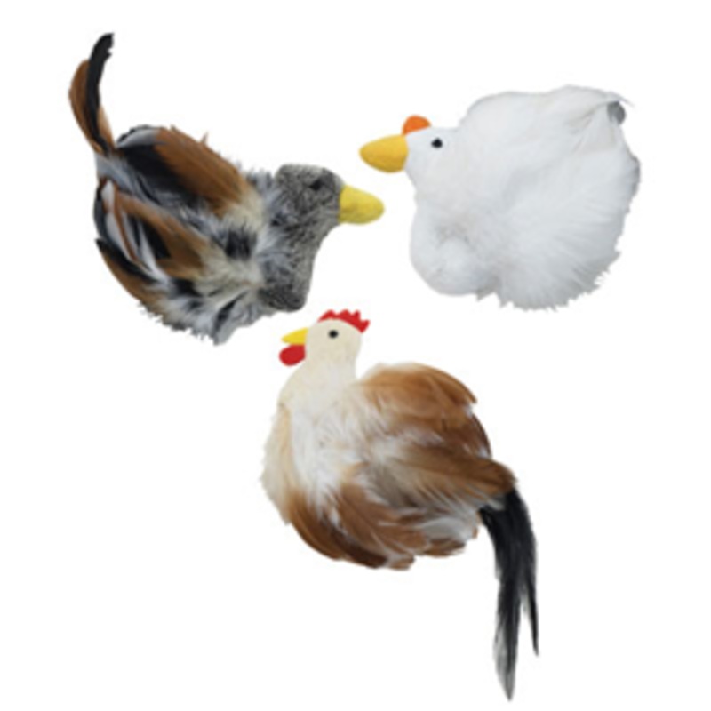 Spot Birds of a Feather Cat Toy is covered in feathers and filled with catnip! Available online or in stores in Virginia Beach & Newport News.