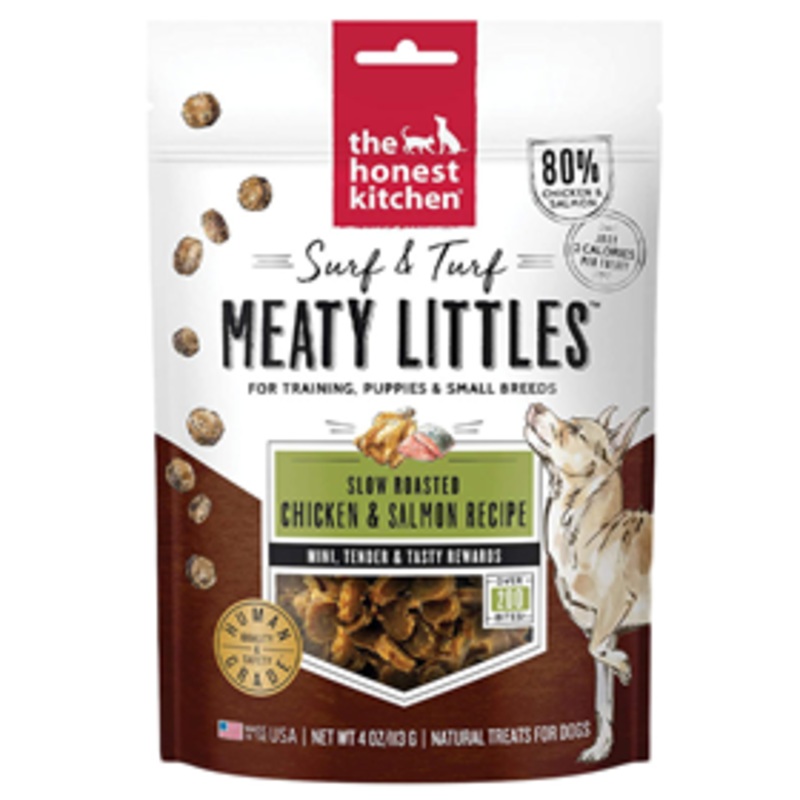 The Honest Kitchen Surf & Turf Meaty Littles Chicken & Salmon Recipe 4 oz.