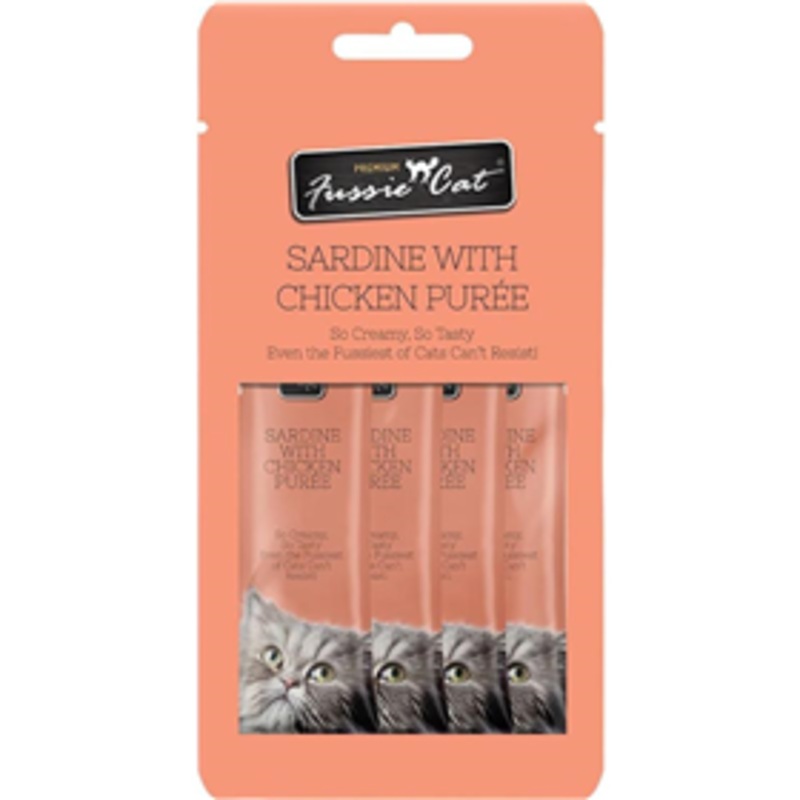 Fussie Cat Sardine with Chicken Pure 4pk