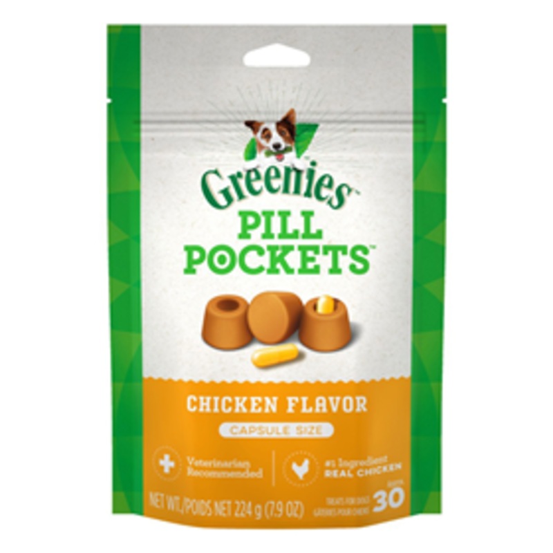 Greenies Pill Pockets for Dogs Chicken Formula for Capsules