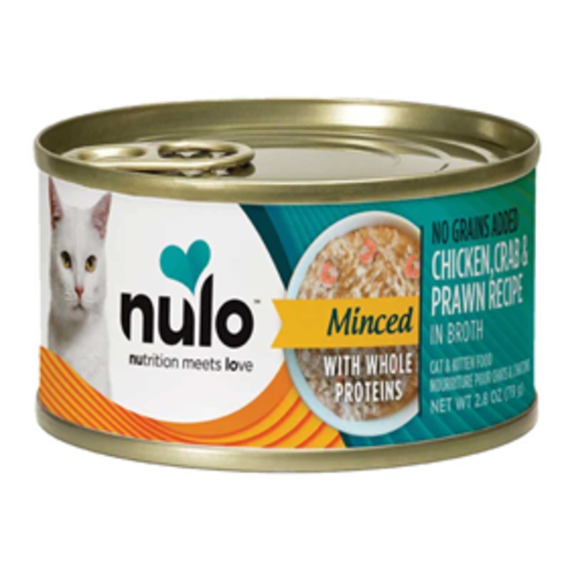 Nulo Cat & Kitten Minced Crab with Whole Prawn Recipe 6oz