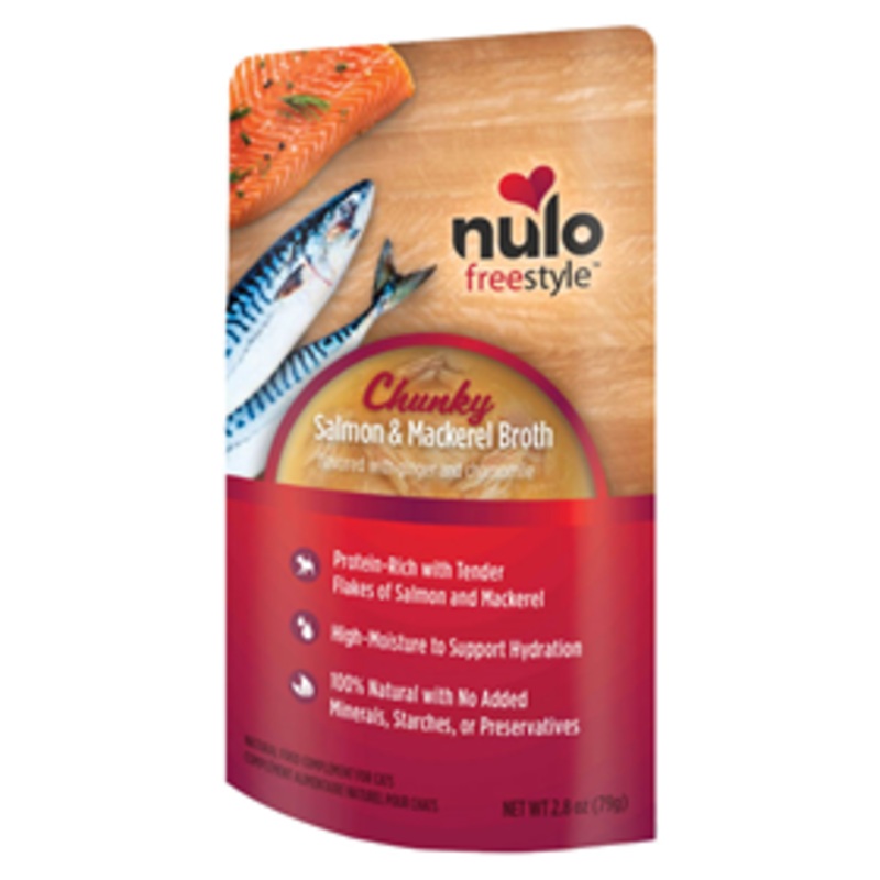 Nulo Freestyle Chunky Salmon & Mackerel Broth 2.8oz