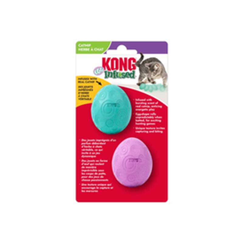KONG Catnip Infused Egg 2 Pack
