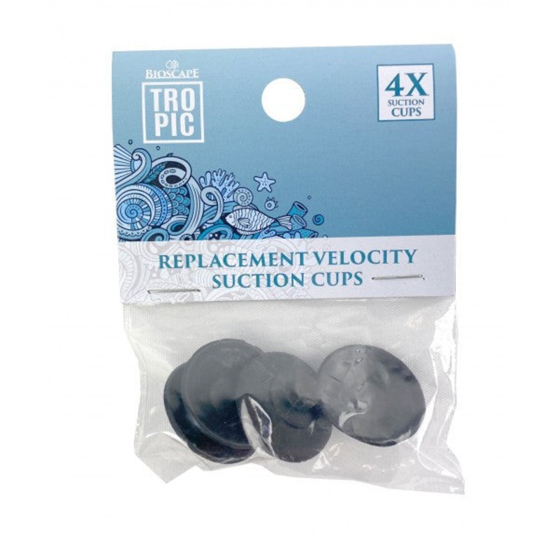 Bioscape Velocity Internal Aquarium Filter Replacement Suction Caps – 4 Pack