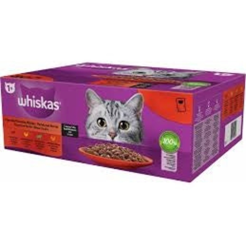 Whiskas Meaty Selection in Gravy Megapack 80x85gr