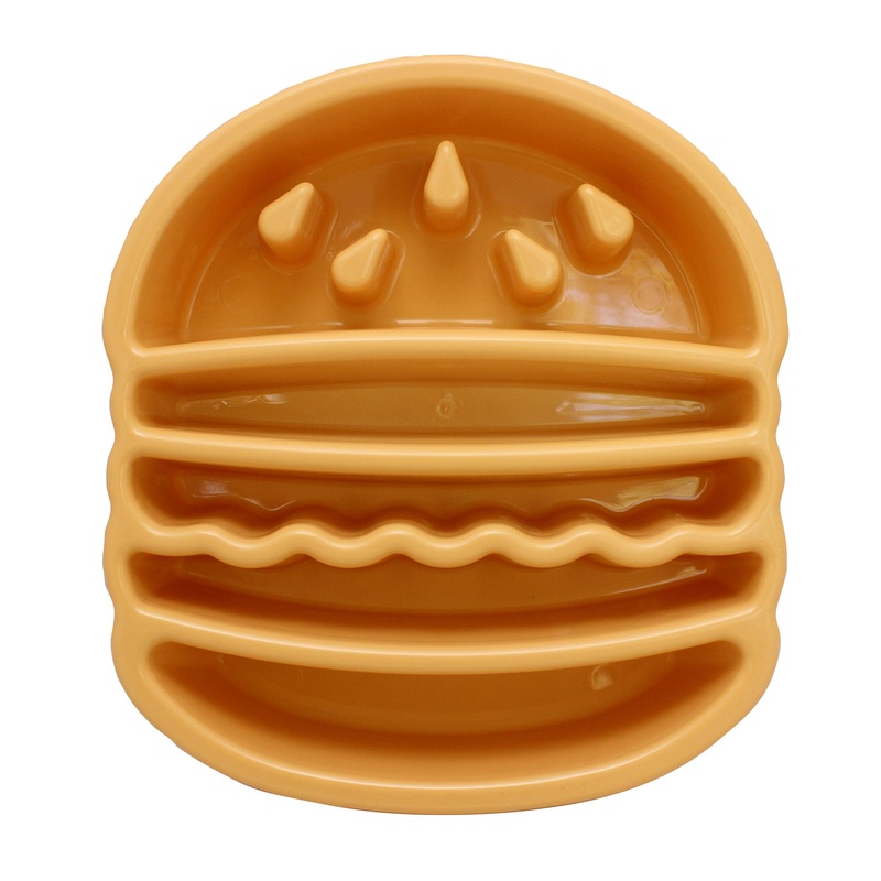 ZippyPaws Happy Bowl Slow Feeder – Hamburger