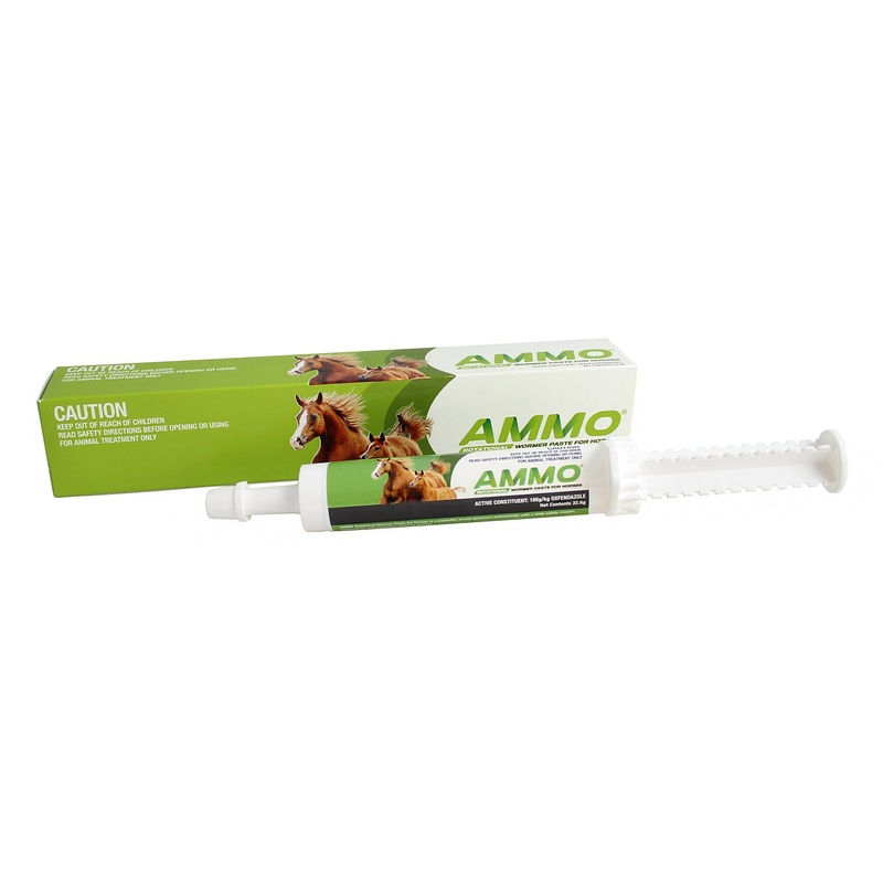AMMO Rotational Wormer Paste for Horses (Green) 32.6g