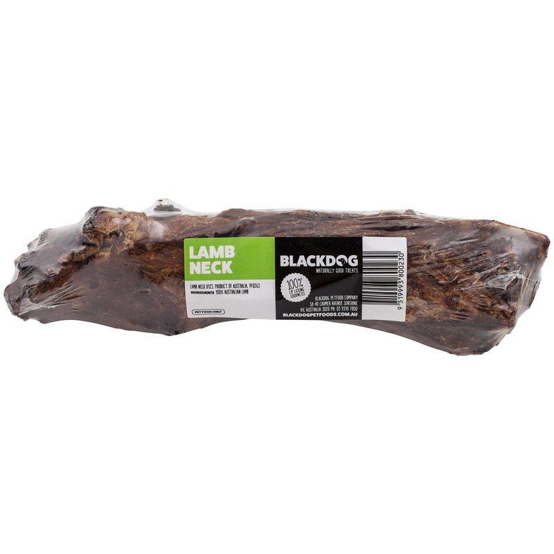 Blackdog Lamb Neck Dog Treat