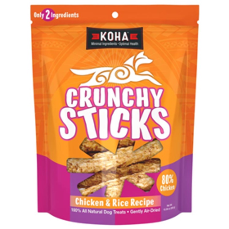 KOHA Crunchy Sticks Chicken & Rice Recipe Dog Treats 10.58 oz.
