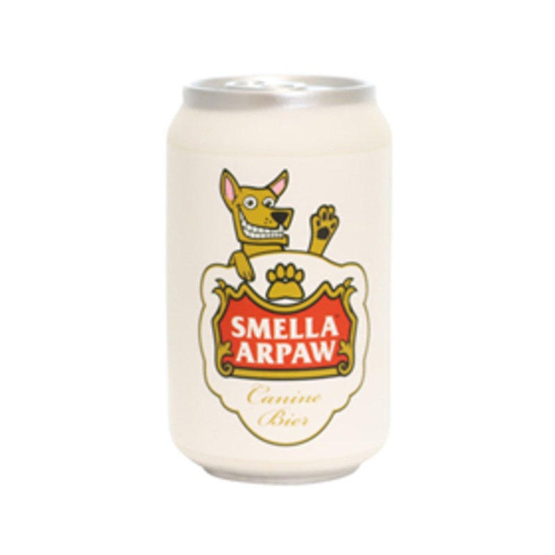 Silly Squeakers Smella Arpaw  Beer Can Dog Toy