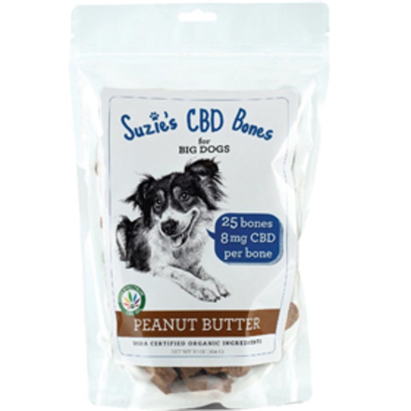 Suzie’s CBD Bones Peanut Butter Treats for Big Dogs 16 oz.