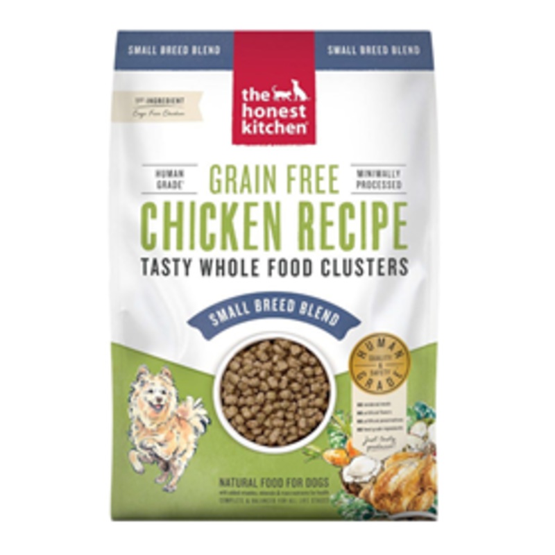 The Honest Kitchen Grain-Free Whole Food Clusters Chicken Recipe for Small Breeds